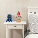 image 3 of ValueLights Kids Battery Powered Wooden Rocket Wall or Table Lamp