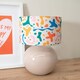 image 2 of ValueLights Bosco Stone Ceramic Table Lampbstract Shapes Shade