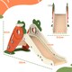 image 5 of AIYAPLAY 3 in 1 Kids Slide, Carrot-themed Foldable Indoor Slide for 1-3 Years