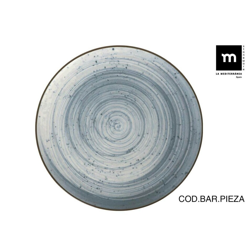 image 1 of Underplate La Mediterránea Swirl Ø 32,5 cm (6 Units) N/A