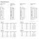 image 8 of 500mm (H) x 400mm (W) - Type 11 Radiator - Single Panel Convector - White Enamel (RAL 9016) - (0.5m x 0.4m) (20" x 16")