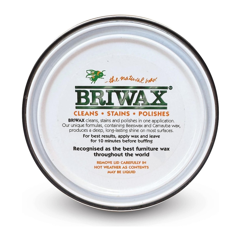 image 1 of Briwax Wax Polish Dark Oak 200g | Brown | 1