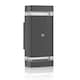 image 3 of Auraglow Dusk Till Dawn Sensor Double Up & Down Wall Light - THRUXTON | Grey | Anthracite/Warm White
