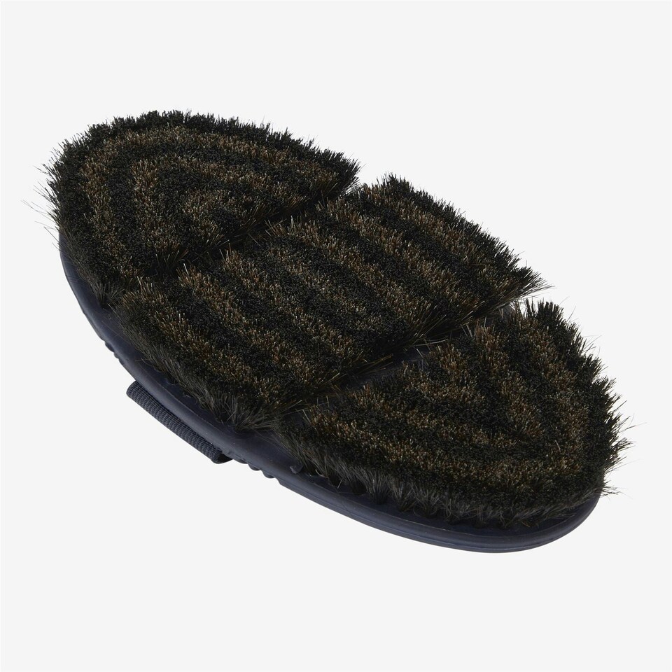 image 1 of LeMieux Flexi Horse Hair Body Brush Black | One Size
