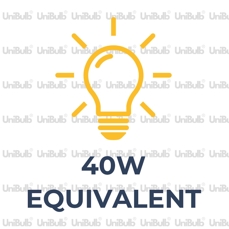 image 1 of UniBulb LED Golf Ball E14 Small Edison Screw (SES) 470lm 4.2W (Replaces 40W) 6500K (Daylight) Light Bulb - Pack of 3