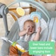 image 3 of Ingenuity Sun Valley Milestone Foldable Baby Swing  6-Speed Grey From 0-9 Months