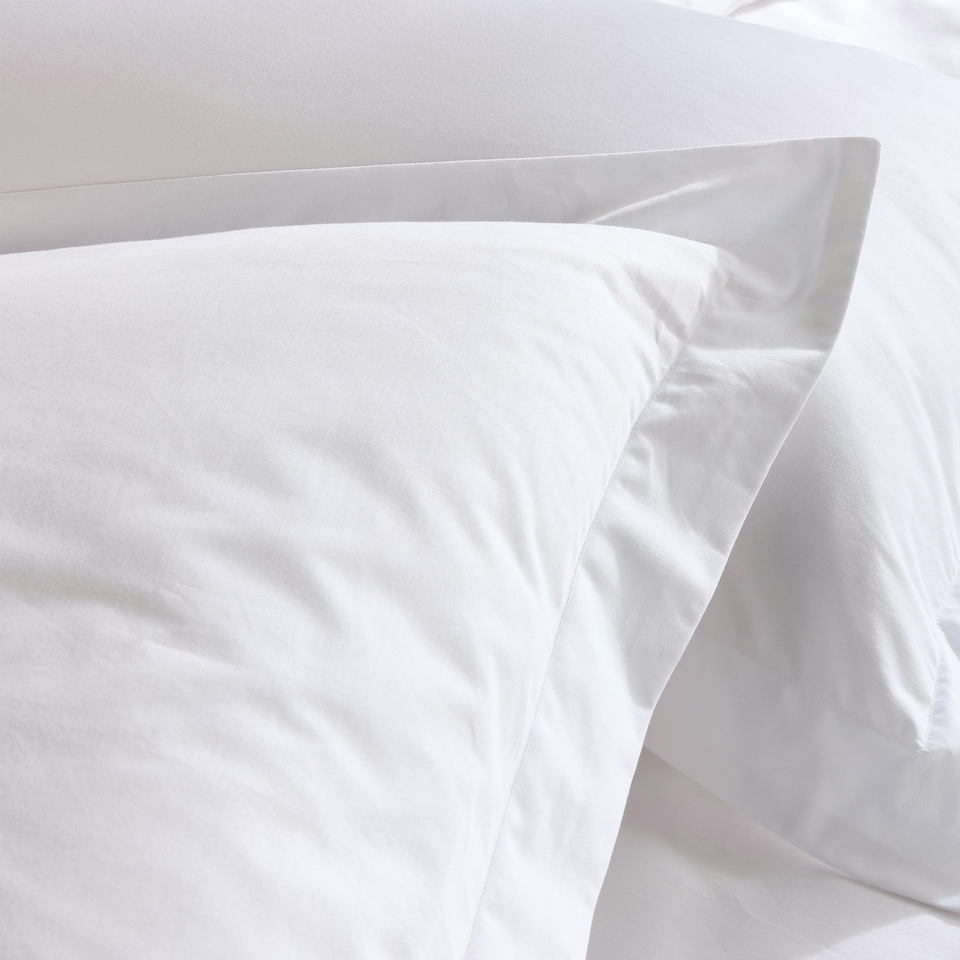 image 1 of Hotel Pure Luxury 4 Star Oxford Pillowcase - Pair White