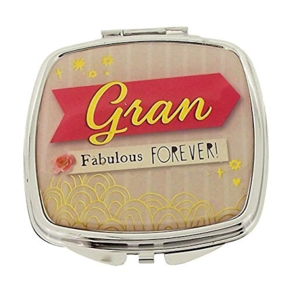 image 1 of Boom Shaka Laka Compact Mirror for Gran Fabulous Forever in Presentation Box.