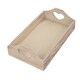image 3 of Large Shallow Wooden Heart Cut Out Tray | Brown | Brown | Large