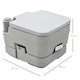 image 7 of HOMCOM 10L Portable Travel Toilet Outdoor Camping with 2 Detachable Tanks Grey