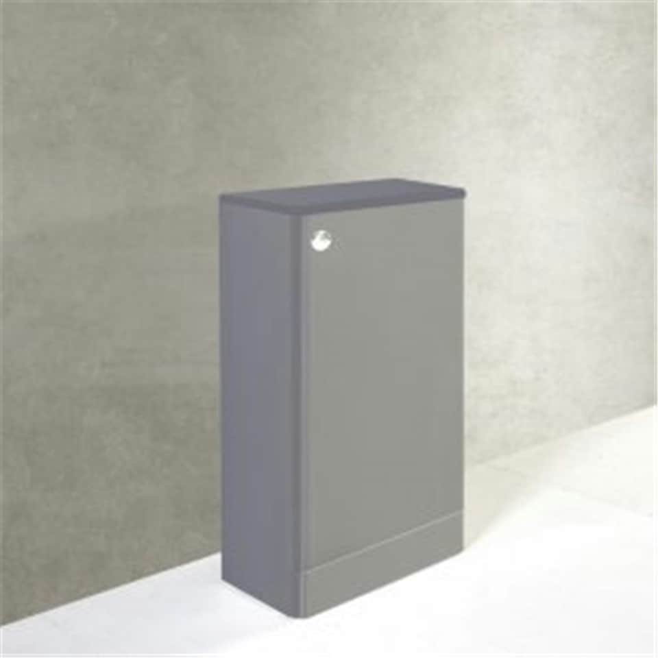 image 1 of Bathroom Back to Wall WC Unit 495mm Wide - Basalt Grey- (Choice) | Grey | Grey | 1