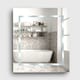image 6 of ValueLights Mirror IP44 Bathroom Battery Integrated Cool White Light | Silver