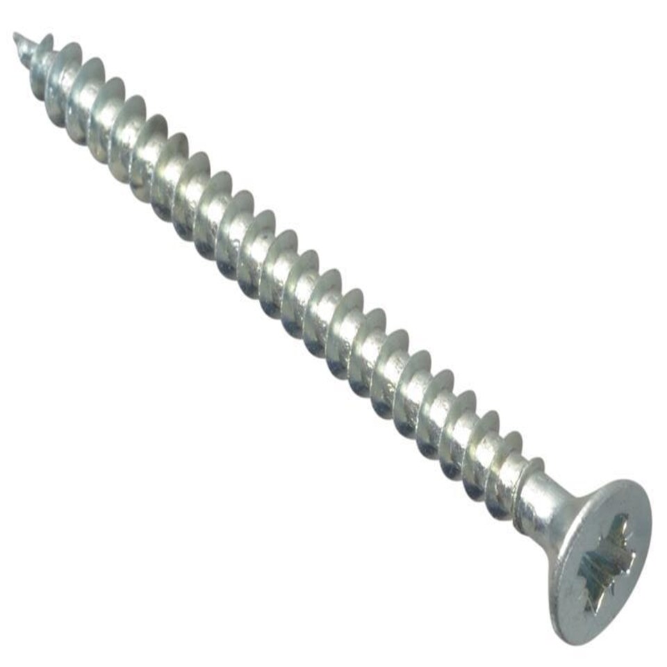 Forgefix Multi-Purpose Pozi Screw Csk St Zp 4 X 50Mm Box 200
