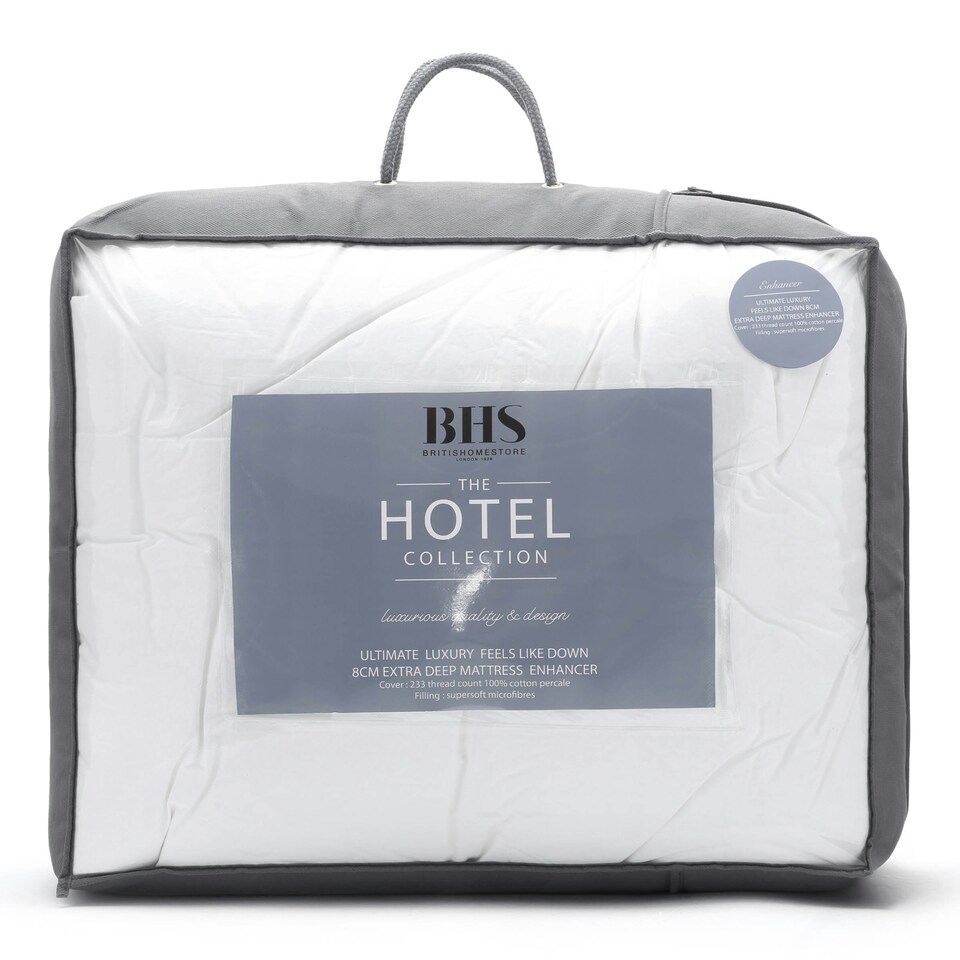 image 1 of BHS Home Collection Feels Like Down 8cm Extra Deep & Soft Mattress Enhancer, King
