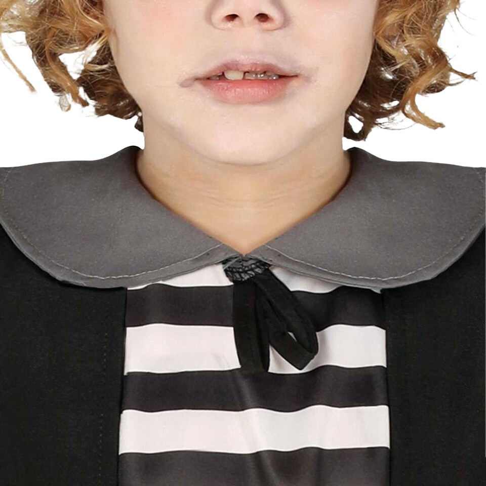 image 1 of Fiestas Guirca Boys Ghost Costume Set | Black | Black/White | 5-6 years | 1