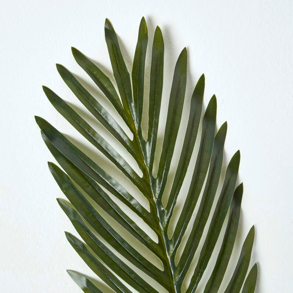 image 1 of Homescapes Green Artificial Tropical Leaf 63 cm