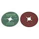 image 4 of 115mm Fibre Sanding Discs 60 Grit Medium Disc For 4-1/2" Backing Pad 30 Pack