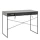 image 3 of Seaford 1 Drawer Office Desk in Ash Black