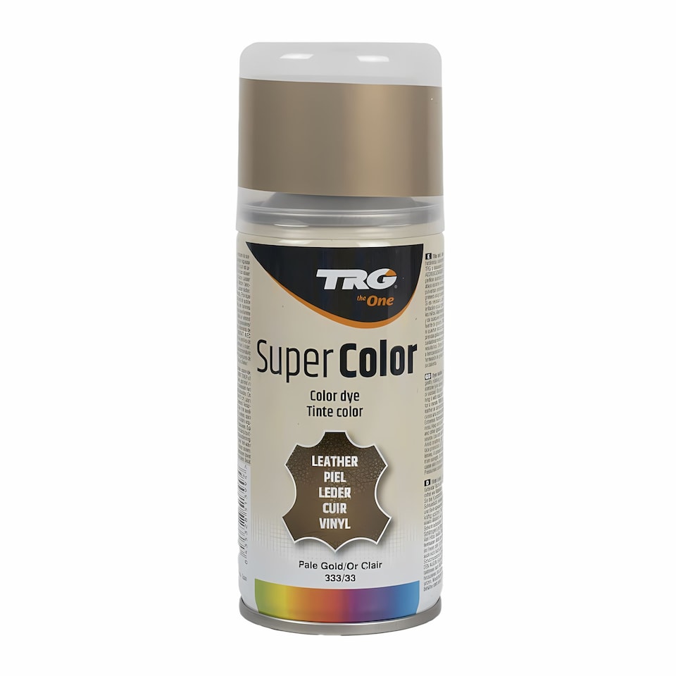 image 1 of TRG Super Colour Aerosol Paint - Leather and Vinyl Recolouring 150ml | Gold | Pale Gold