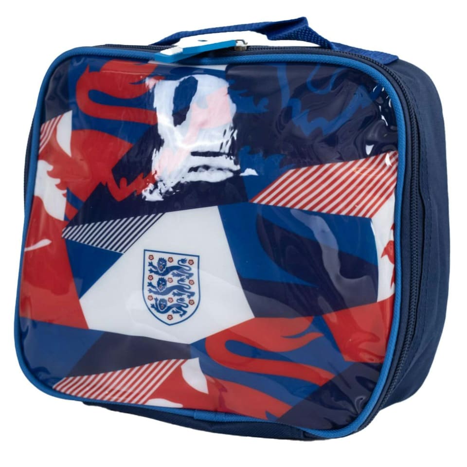 image 1 of England FA Patch Lunch Bag - Blue/Red/White - One Size