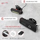 image 4 of Dyzi Bike Bicycle Light Set USB Rechargeable 4 Modes with Daylight Sensor By DYZI