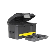 Stanley Hand Tools One Touch Toolbox With Drawer 48cm (19in) - Multi Colour - One Size Multi