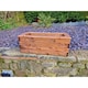image 4 of Multi Pack of 2 - Valley Trough Medium - Timber - L39 x W79 x H32 cm - Garden Planter - Fully Assembled | Brown