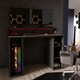 image 5 of Tezaur Black Gaming Desk with Colour Changing LED