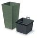 image 3 of FURU Square Tall Planters with Insert - 75.5x39.5x39.5 cm | Green | 1