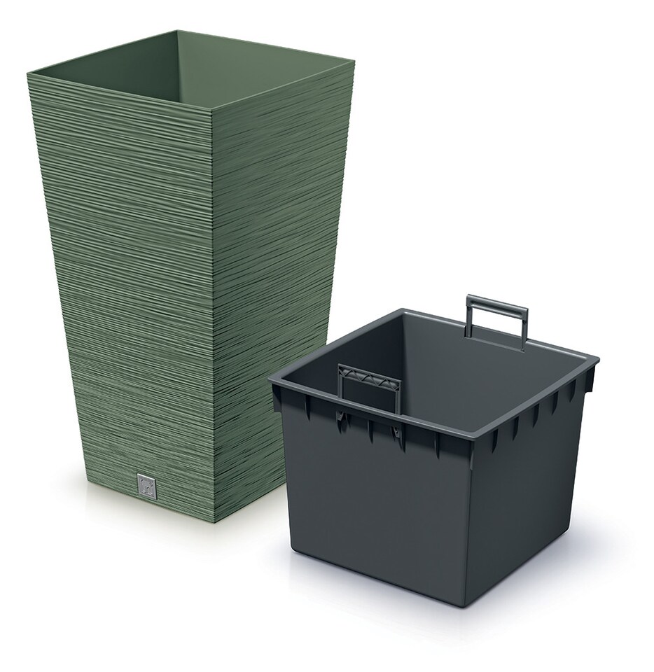 image 1 of FURU Square Tall Planters with Insert - 75.5x39.5x39.5 cm | Green | 1