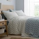 image 4 of D & D Block Floral Duvet Cover Set Blue