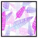 image 1 of Purple feathers (Picture Frame) Black | M