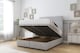 image 2 of Sloomy Manhattan Silver Naples Ottoman Bed With Mattress With 26" Strutted Headboard 2'6 Small Single