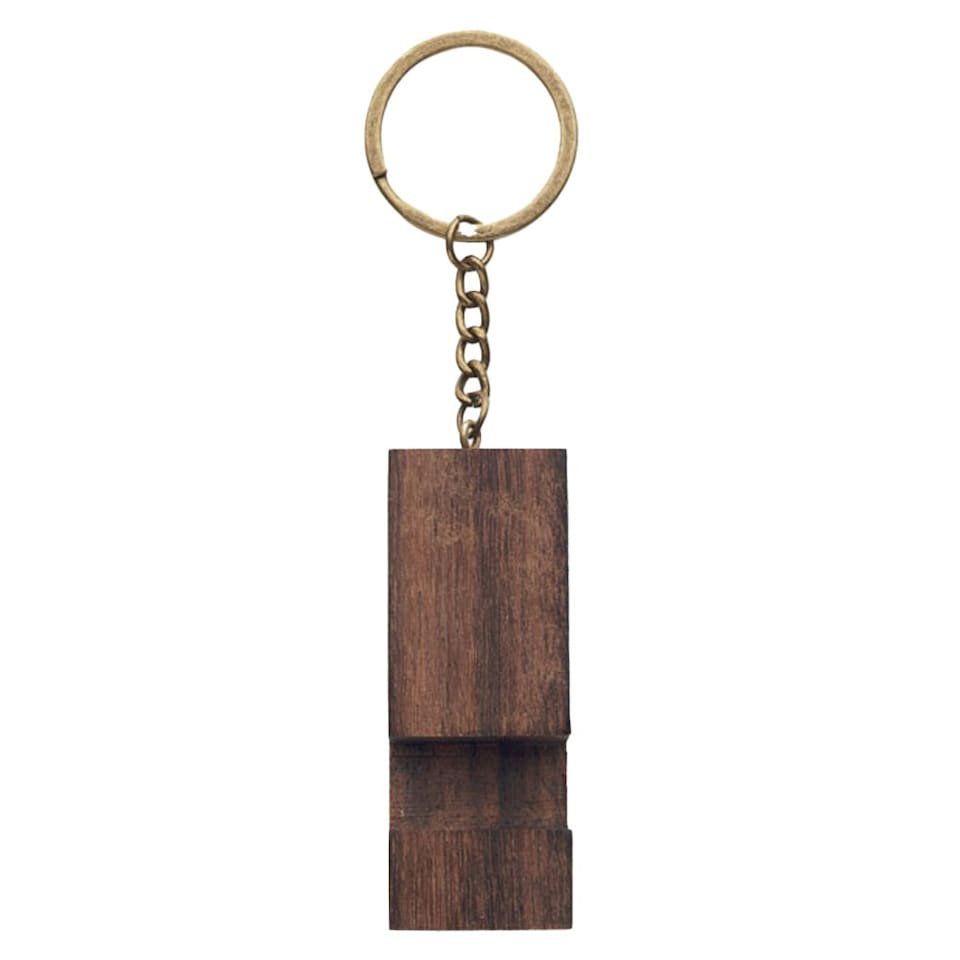 image 1 of MidOcean Code Keychain Phone Stand - Wood - One Size