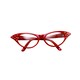 image 1 of Bristol Novelty Womens/Ladies 50s Female Glasses - Red - One Size One Size
