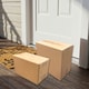 image 5 of Pack of 10 Cardboard Packing Boxes 33x10x34cm - 3mm Corrugated Flute | Brown