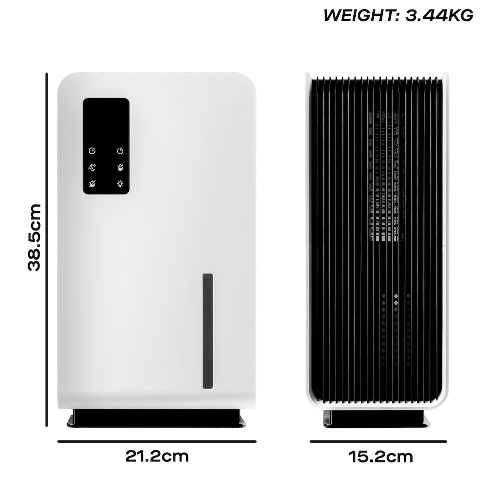 image 1 of Daewoo 3.2L Dehumidifier with Air Purifier, Quiet, Low Energy