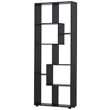 HOMCOM Multipurpose 8-Grid Bookshelf Decorative Shelf, Bathroom