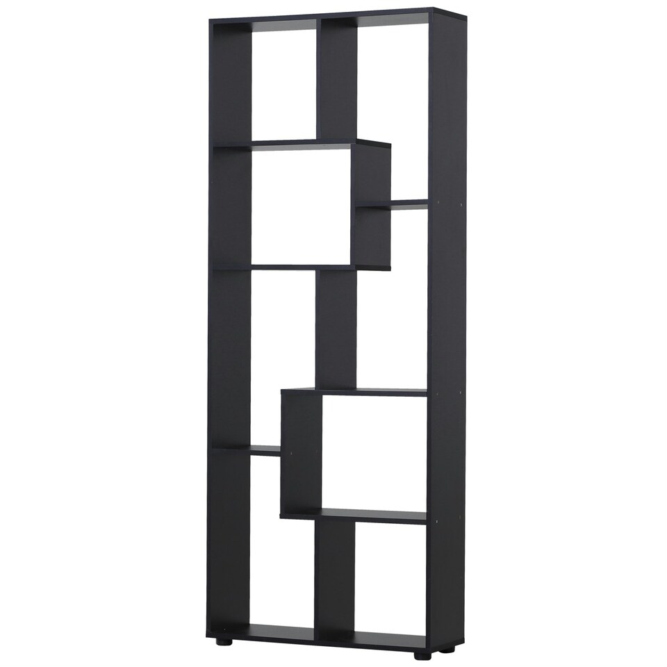 image 1 of HOMCOM Multipurpose 8-Grid Bookshelf Decorative Shelf, Bathroom