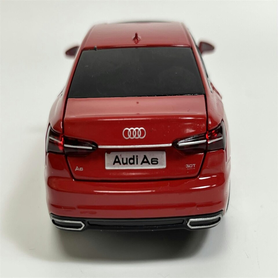 image 1 of Audi A6 Red LHD Light and Sound 1:32 Scale Tayumo 32140014