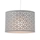 image 2 of Grey Laser Cut 30cm Pendant Lightshade | Grey | Large | 1