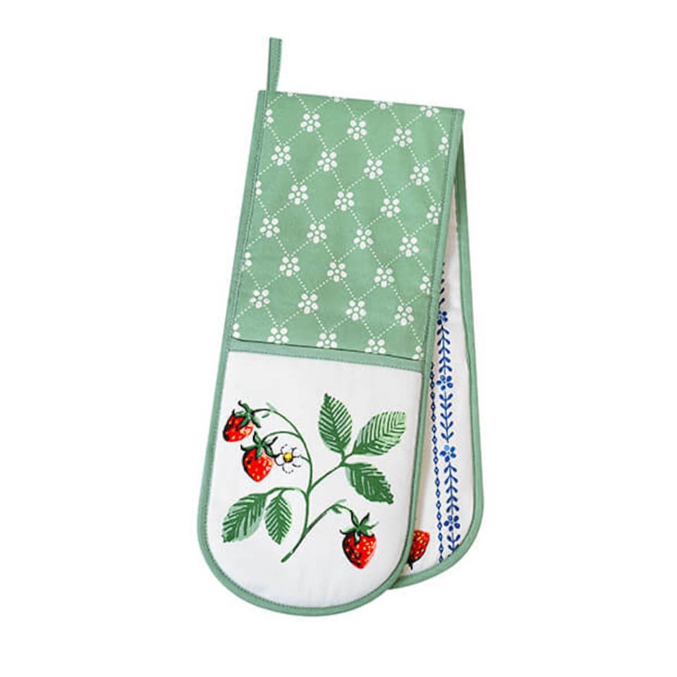 image 1 of Ulster Weavers Strawberry Patch Double Oven Glove
