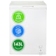 image 1 of Abode A142CF0E1W Chest Freezer 142L White Suitable for Garages & Outbuildings White