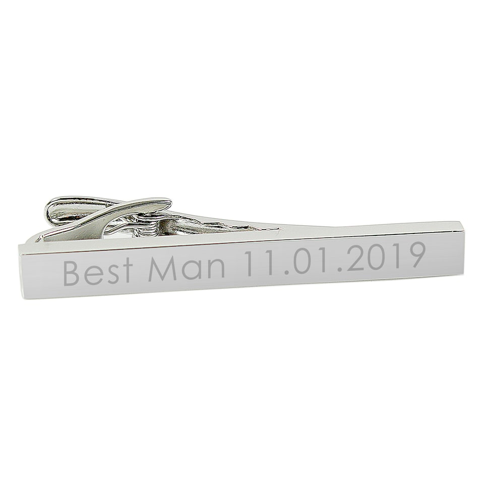 image 1 of Personalised Tie Clip
