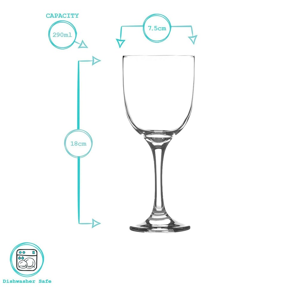 image 1 of Argon Tableware Campana White Wine Glasses - 290ml - Pack of 24