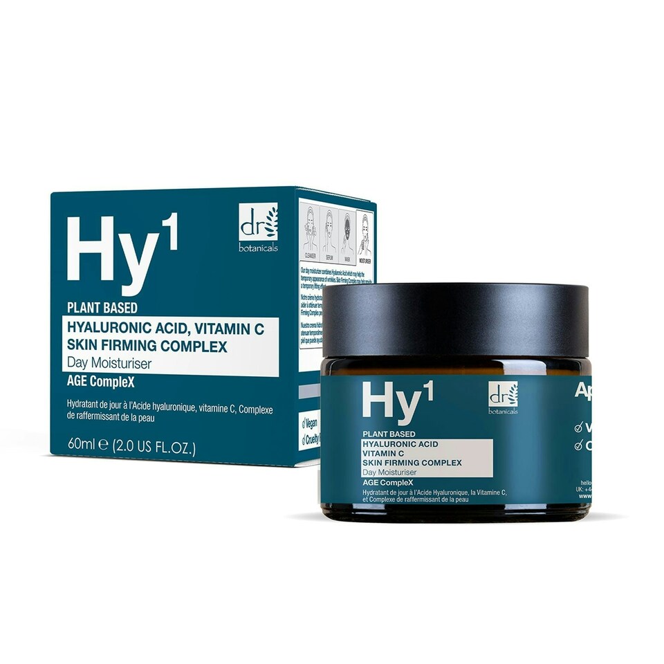image 1 of Dr Botanicals Anti-Ageing Hyaluronic Acid Day Moisturiser, Serum And Mask