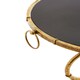 image 3 of Interiors by Premier Sleek Black Tempered Glass Top Accent Table, Elegant Side Table By Couch, Durable And Versatile Lounge Table Black