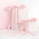 image 3 of Brushworks Satin Hair Bow Duo – Pink
