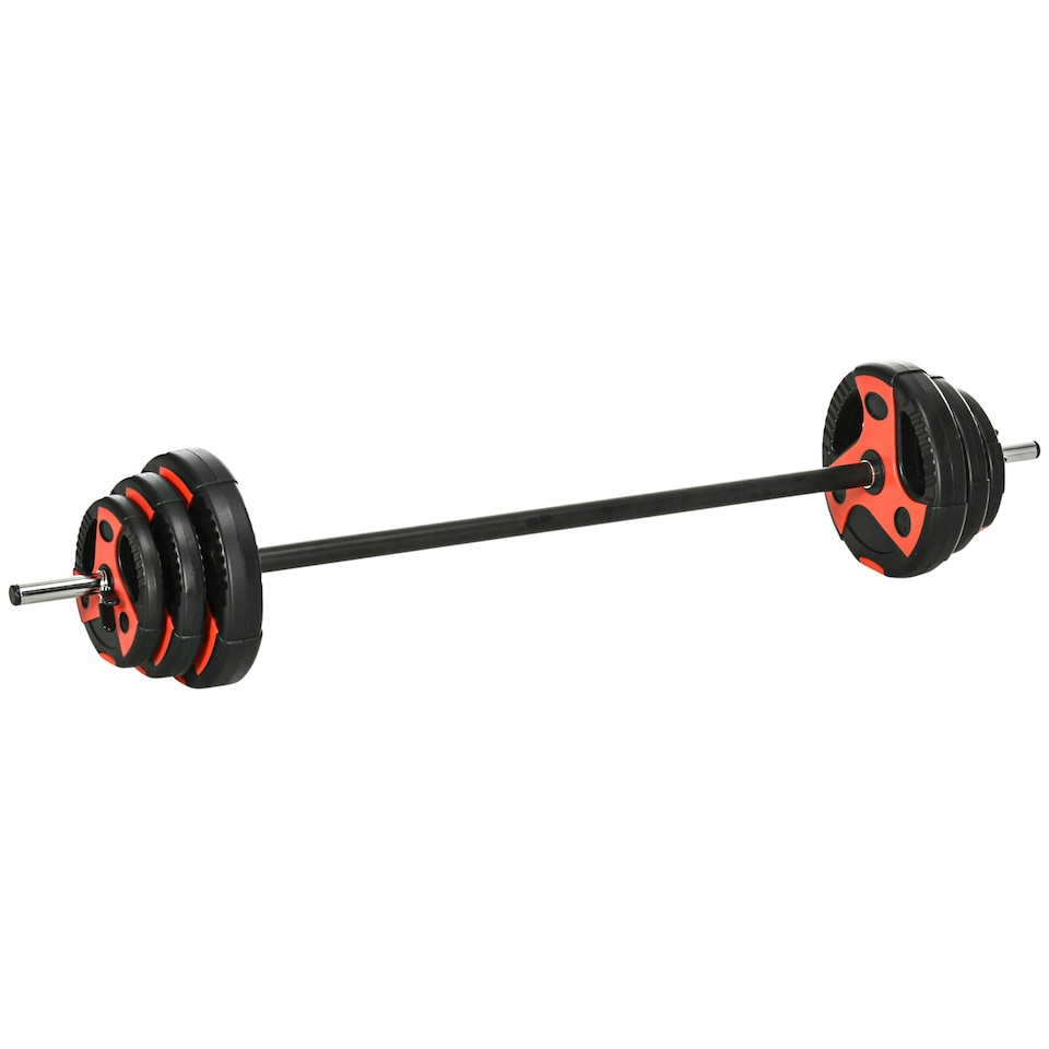 image 1 of SPORTNOW 20kg Adjustable Barbell Weights Set for Home Gym Strength