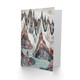 image 2 of Spiky Mountains River Trippy Floral Folk Him Her Birthday Card